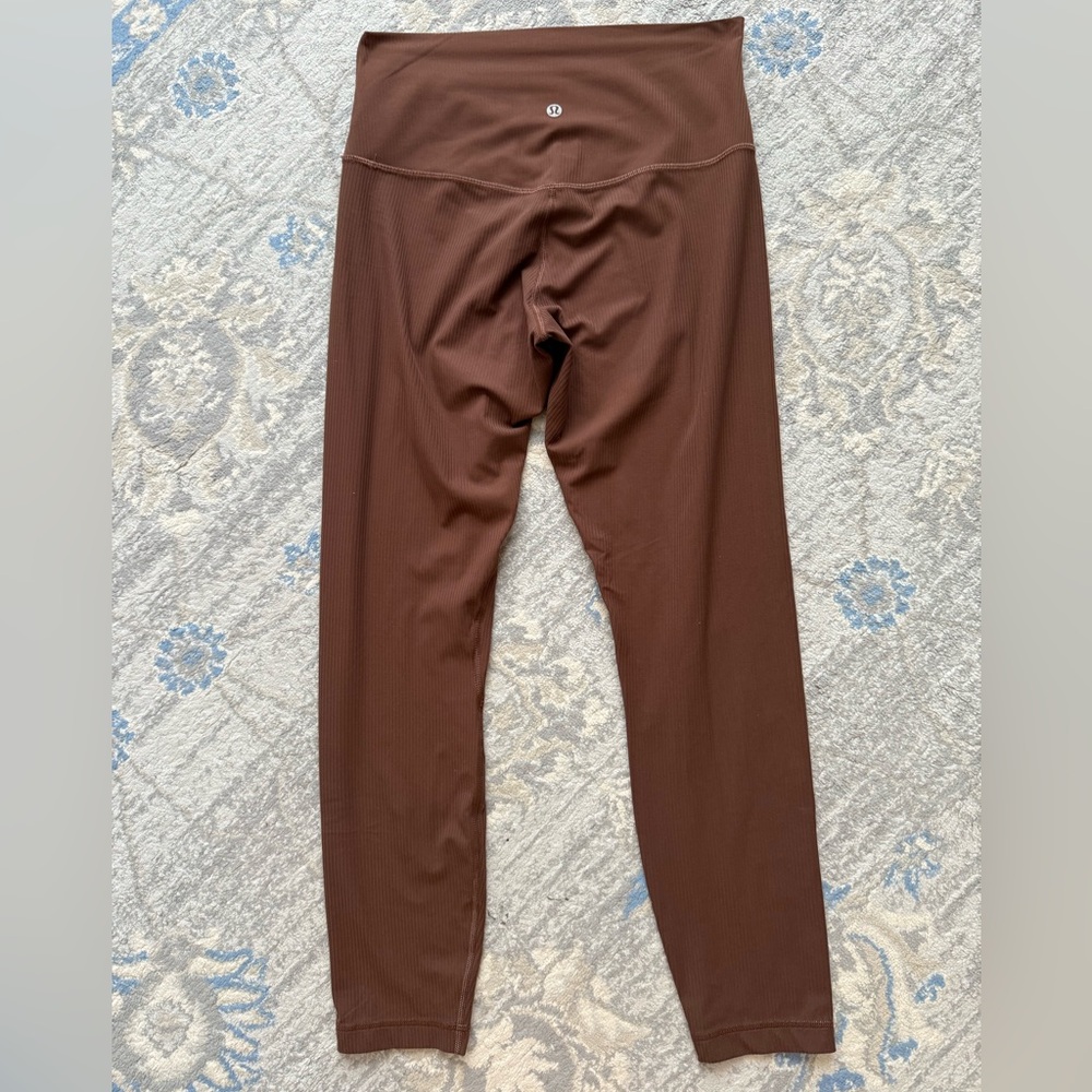 Lululemon Align Ribbed High-Rise Pant 25" Java - Picture 5 of 10